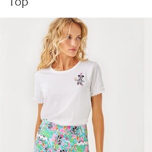 Lilly Hearts Disney
Clairmont Trimmed Knit
Top